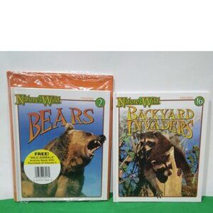Bears + Backyard Invaders Hardcover Books NEW